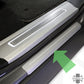 Door Sill Covers in Brushed Aluminium with Etched Stripe for Range Rover L405