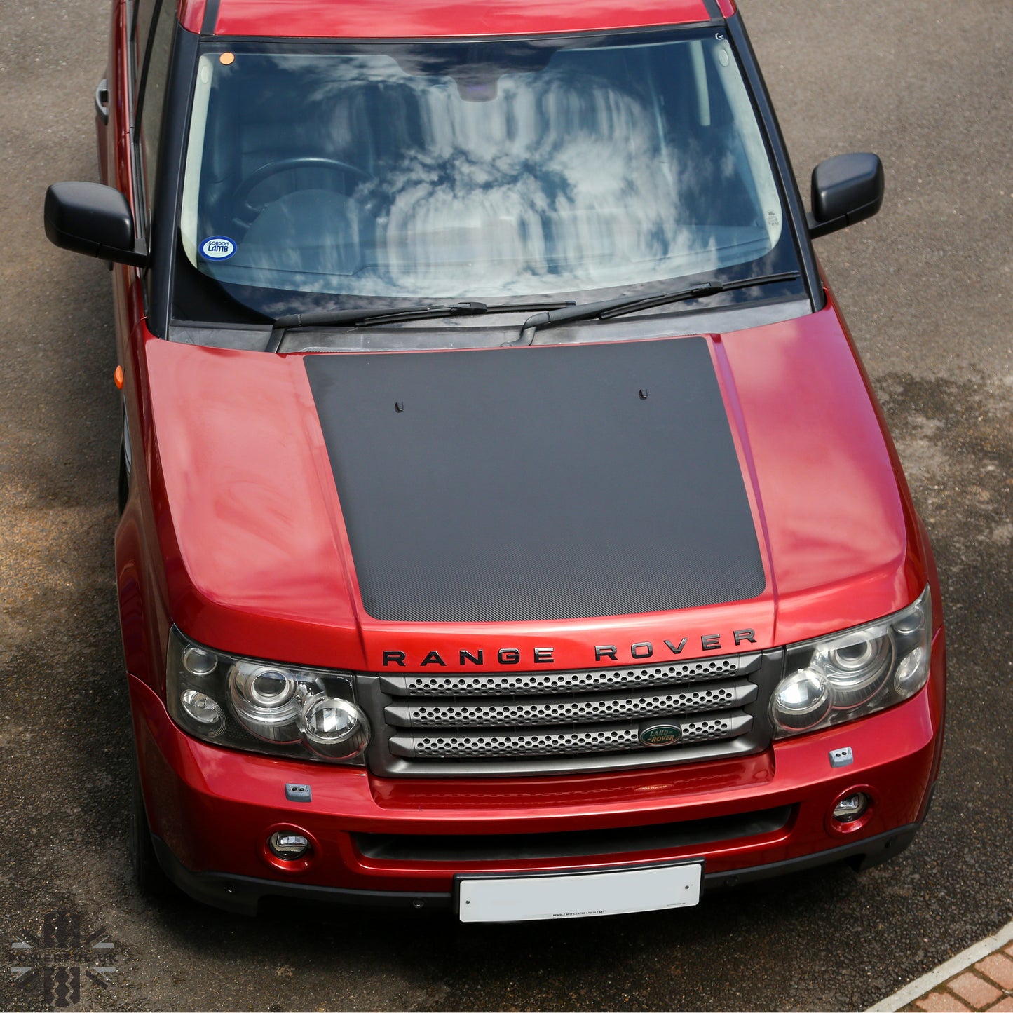 Bonnet Decal - Carbon Fibre for Range Rover Sport L320 (2005-13)