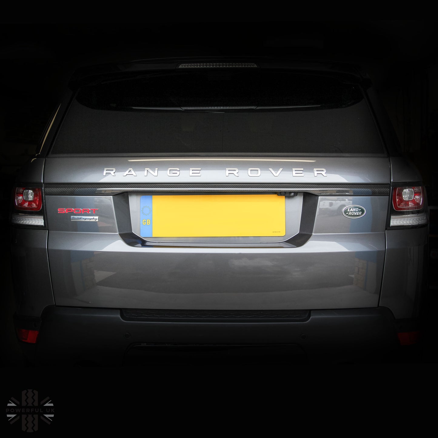 Range Rover Sport L494 Tailgate Replacement Trim  - Genuine - Carbon Fibre