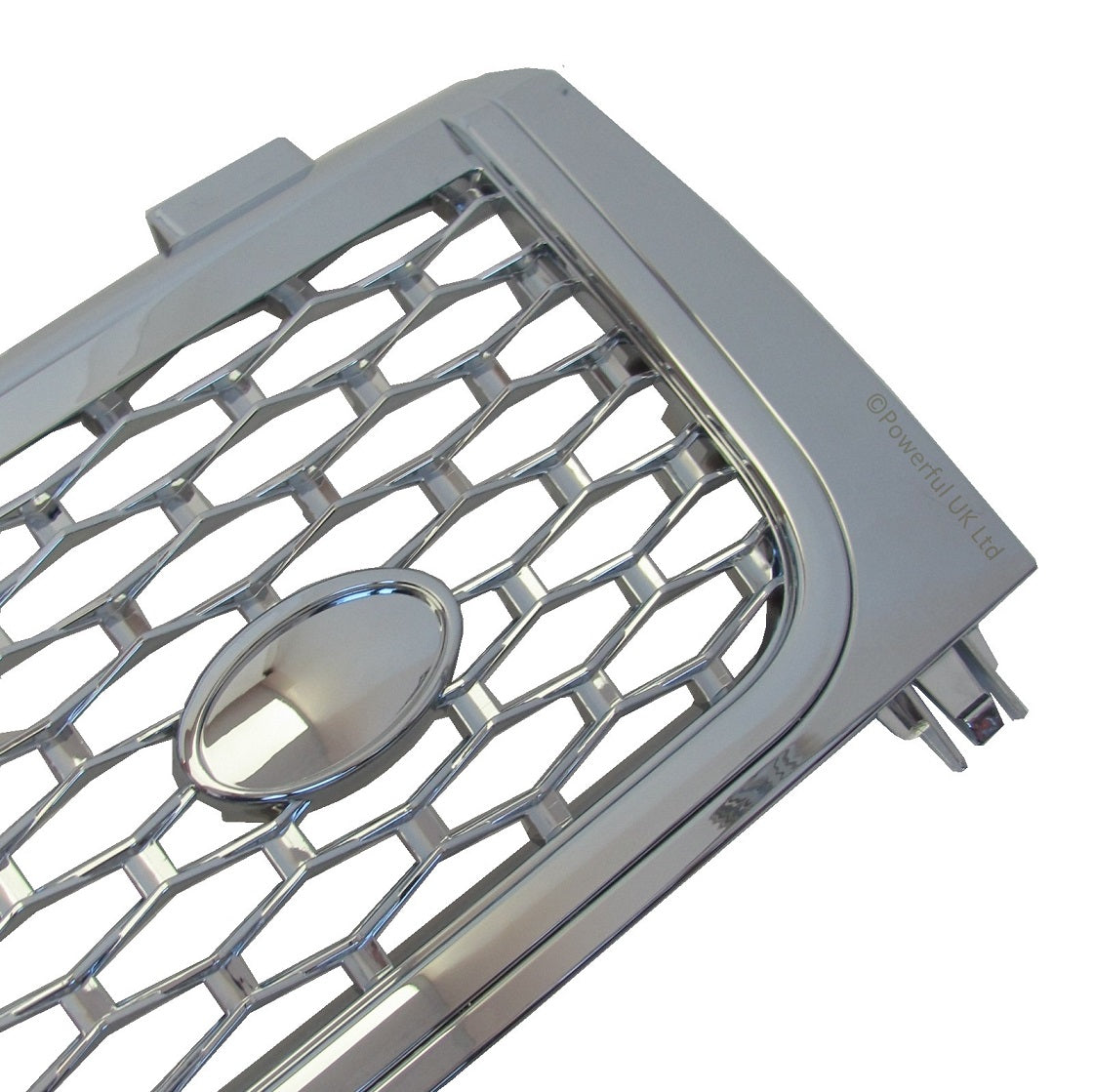 "Autobiography Style" Grille for Range Rover L322 2002-05 (with Square Headlights) - Chrome