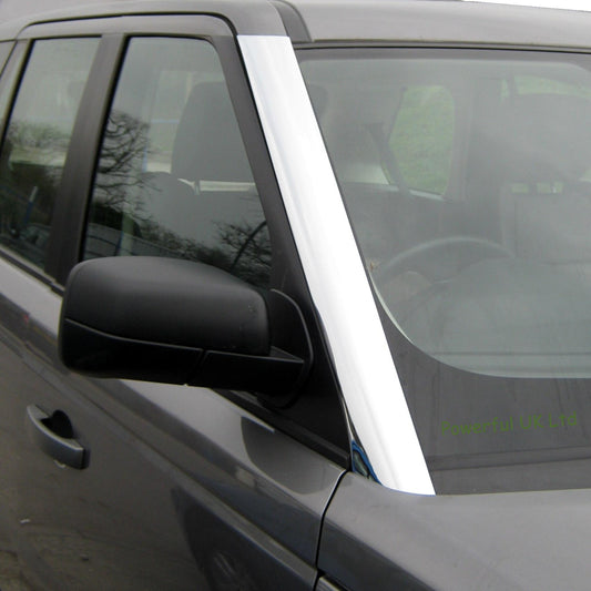 Windscreen A Pillar Covers for Range Rover Sport L320 - Chrome