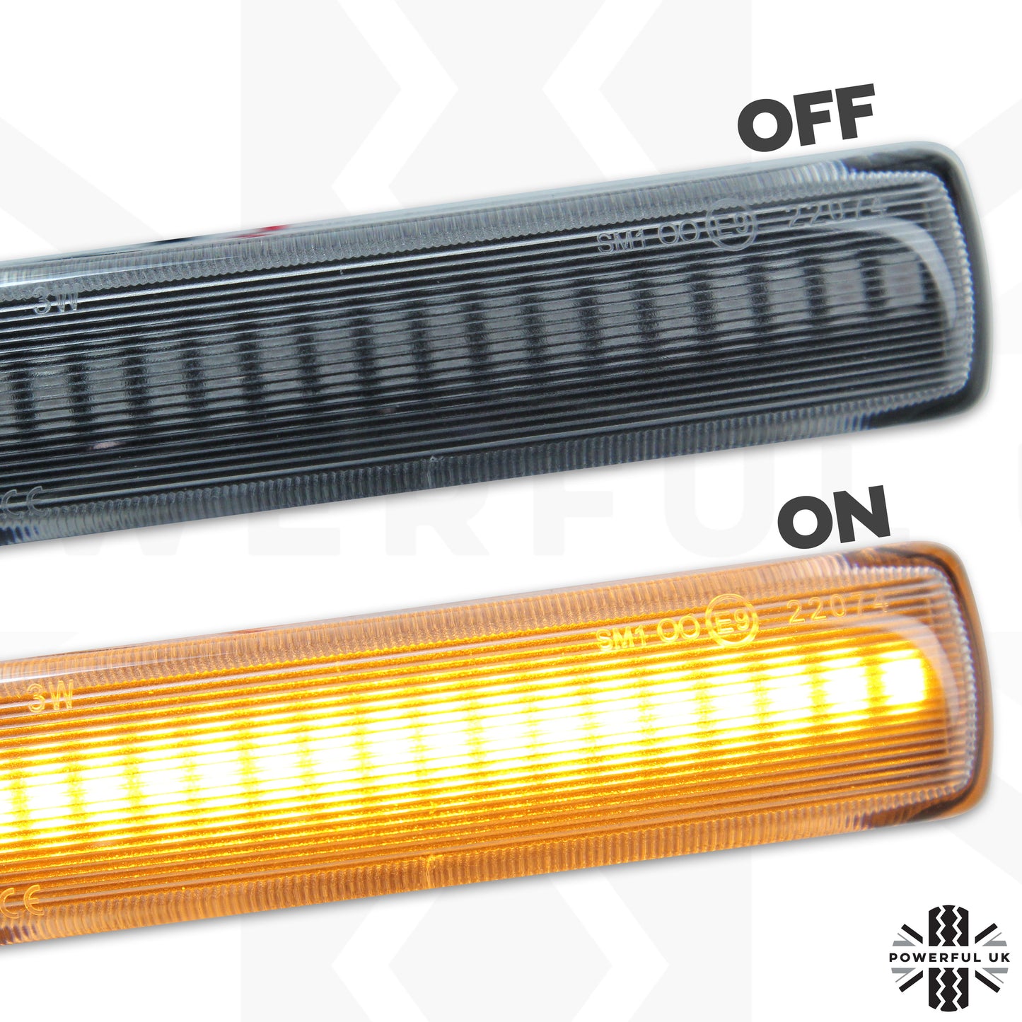 Side Repeaters for Land Rover Discovery 3 & 4  (Pair) - LED - Clear