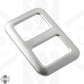 Rear Towbar/Suspension Switch Cover - Silver - for Land Rover Defender L663