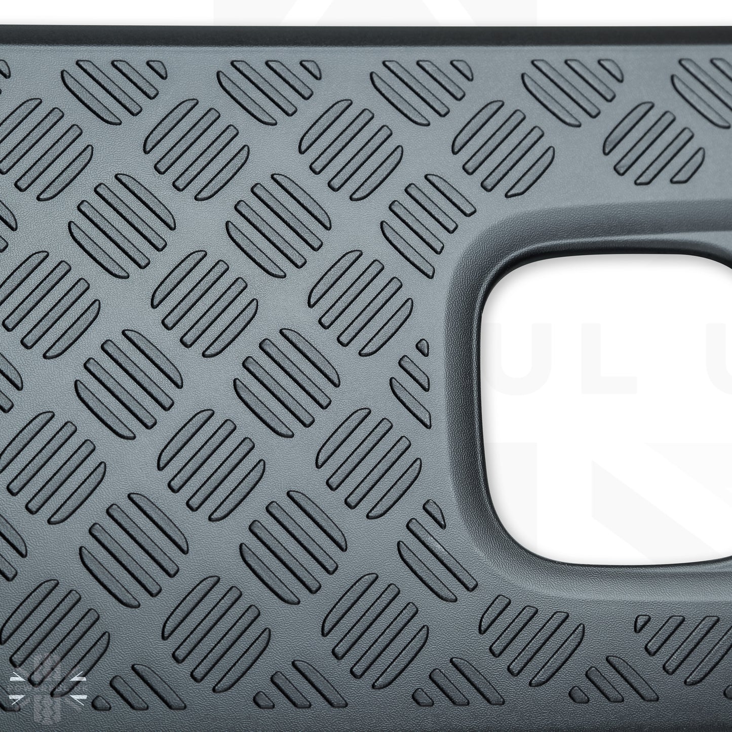 Rear Corner Panels - Chequer Plate (genuine) - for Land Rover Defender L663