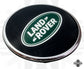 Genuine 4x Black & Green Alloy Wheel Center Caps for Land Rover Discovery 3 & 4