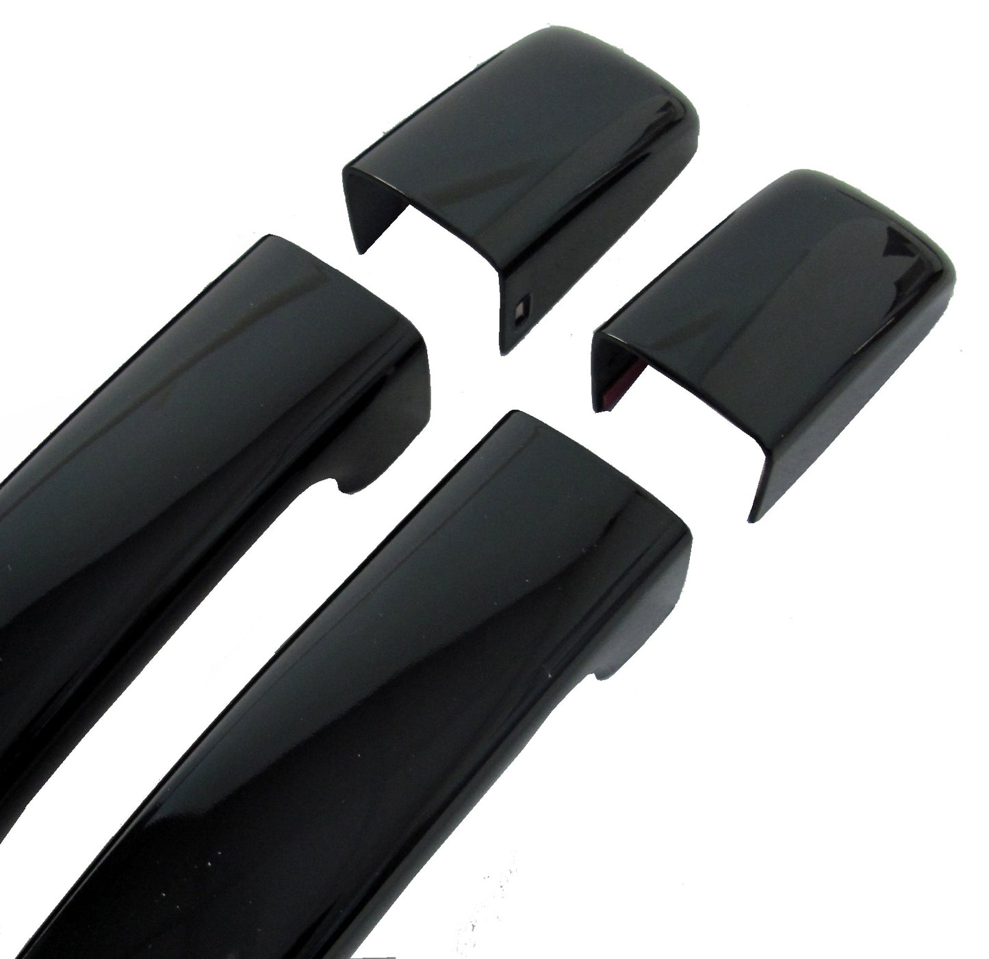 Door Handle Covers for Land Rover Freelander 2 fitted with 2 pc Handles  - Santorini Black