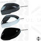 Mirror Covers - Top Half Caps for Land Rover Discovery 5 - Gloss Black