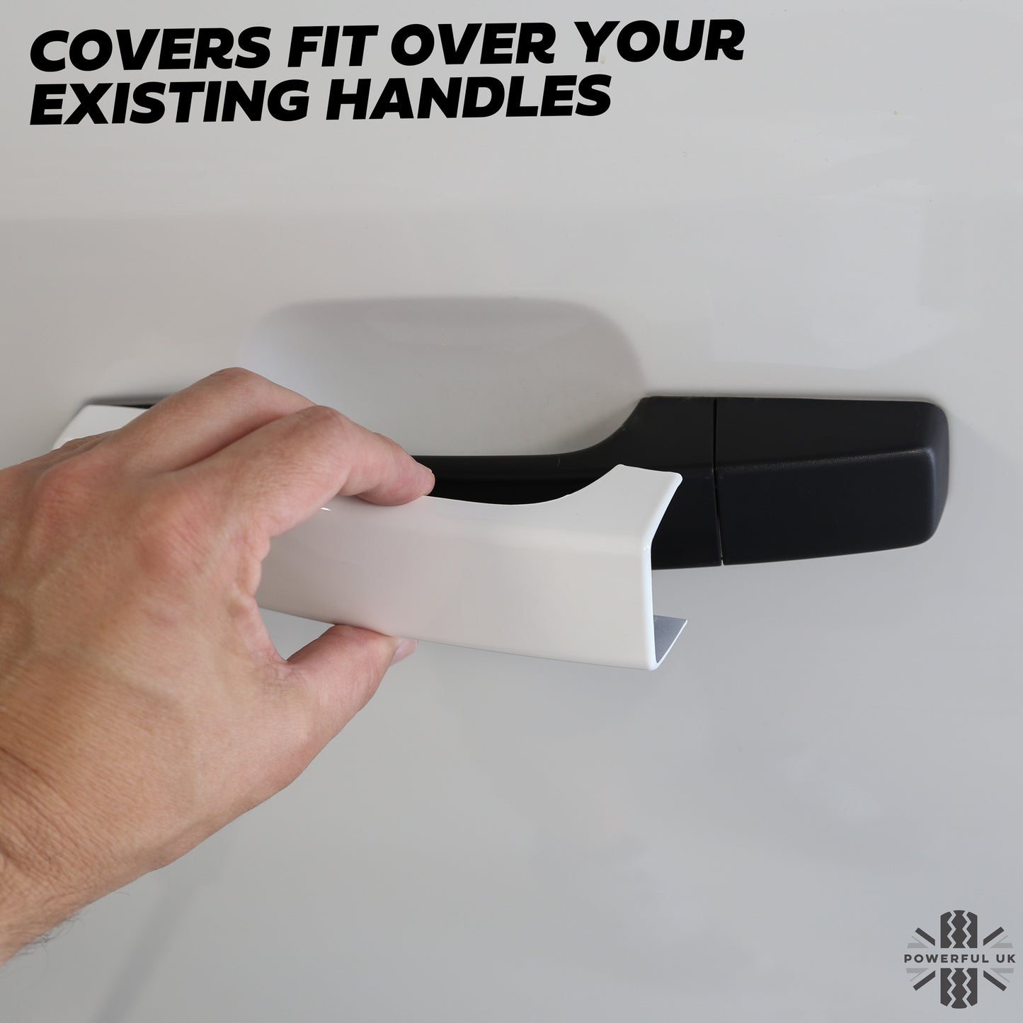 Door & Tailgate Handle Covers - Fuji White - for Land Rover Defender L663 (110/130)