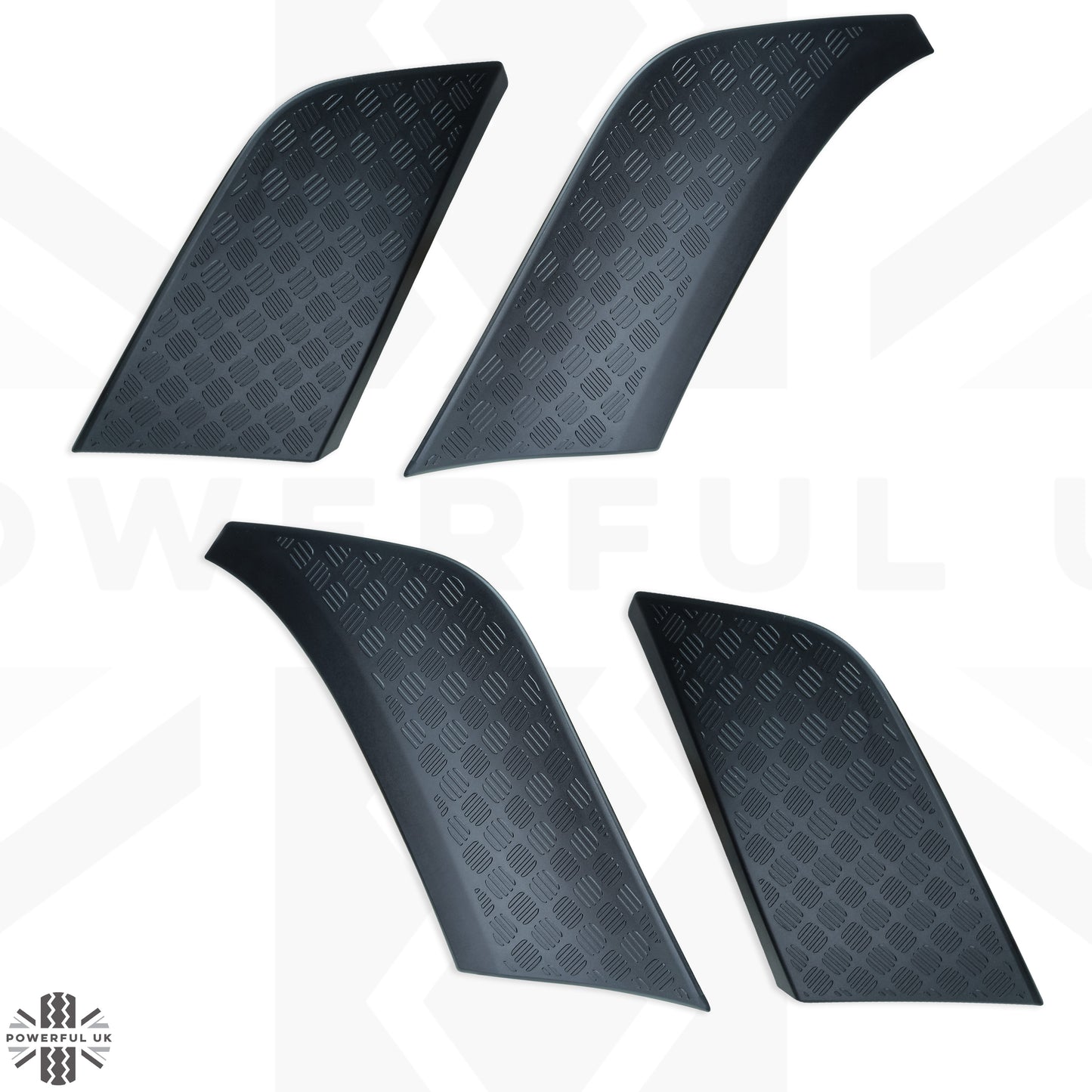 Chequer Plate Wheel Arch Trim Kit (genuine) for Land Rover Defender L663 (110/130)