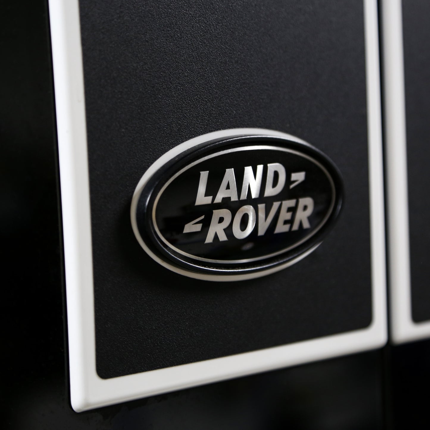 Side Panel Decal Kit - 'Blank & Badge Relocate' - Matte Black for Land Rover Defender L663