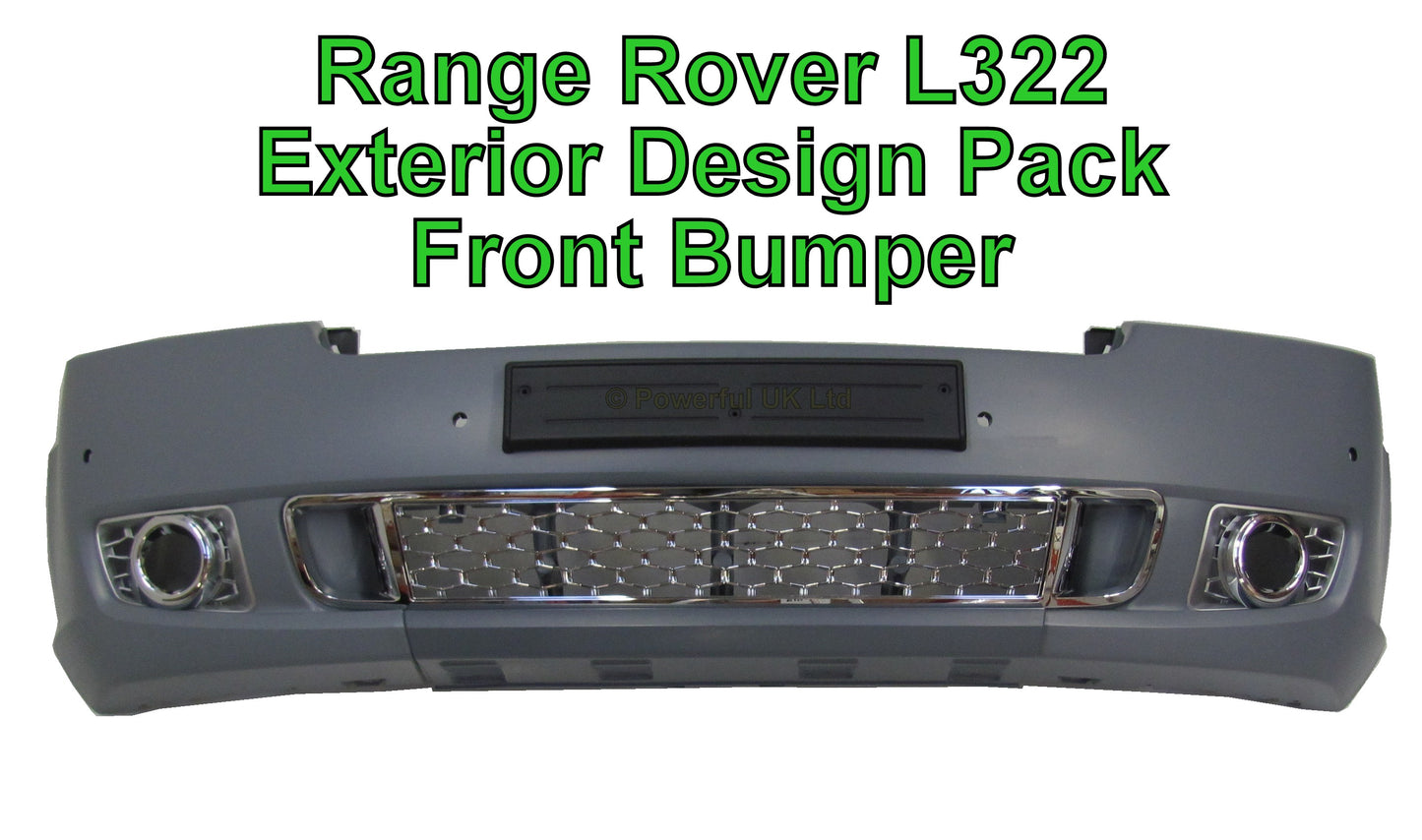 "Exterior Design Pack" Front Bumper for Range Rover L322- Aftermarket
