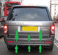 Insert Kit (3pc) for Range Rover L322 "Exterior Design Pack" Rear Bumper