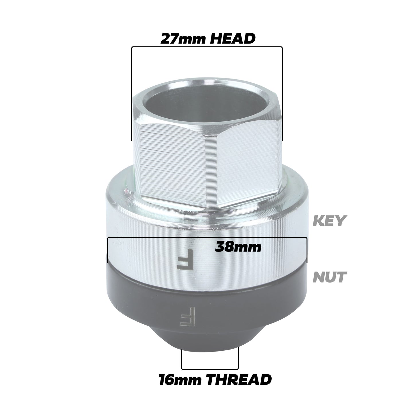 Locking Wheel Nut Kit for Land Rover Discovery 1 Steel Wheels