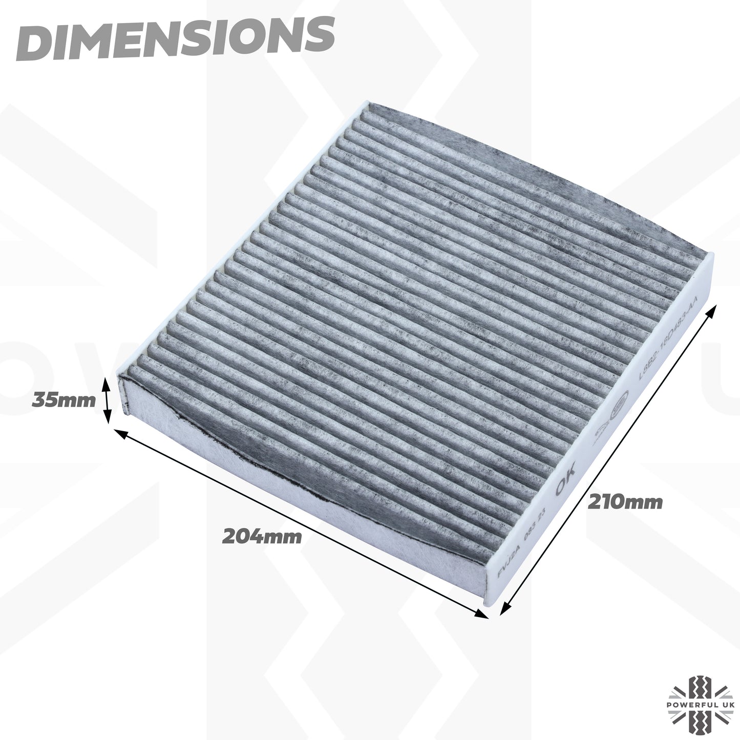 Genuine Cabin Filter (Upgraded) for Land Rover Discovery 5 (2020+)