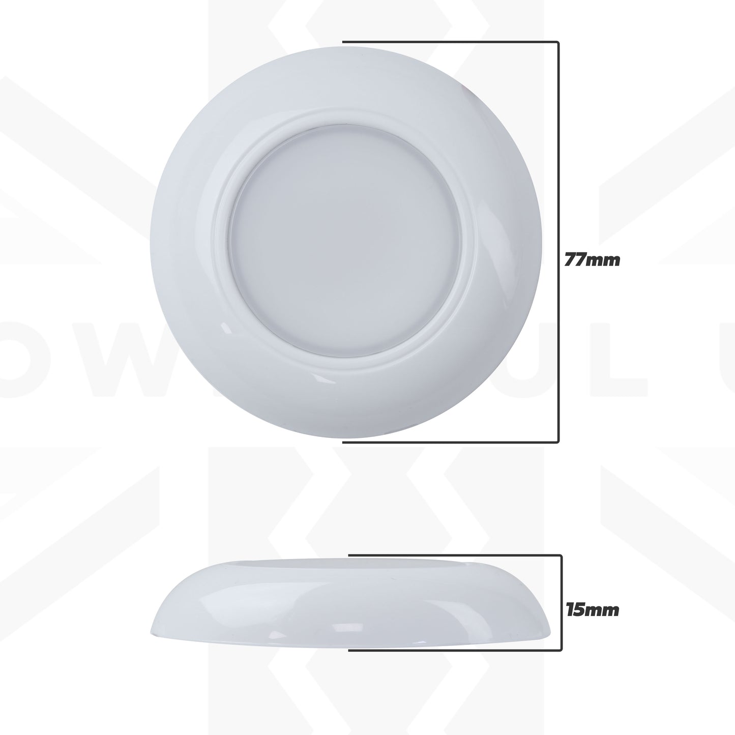 3" Interior Round LED Light - Warm White - 1pc