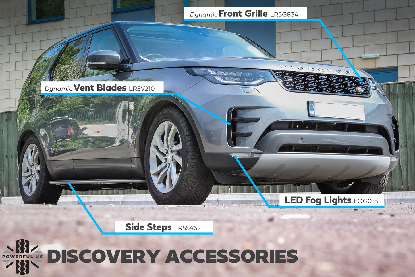 Side Step RH ONLY (no brackets) for Land Rover Discovery 5