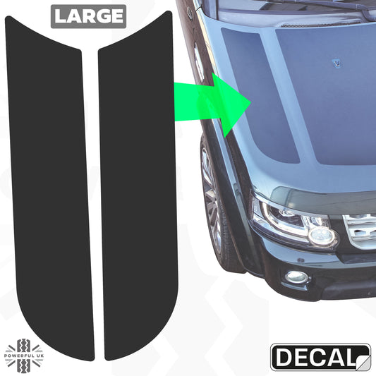 Bonnet Side Panel Decals - Large Type for Land Rover Discovery 3&4