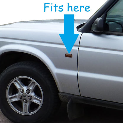 Side Repeaters (Pair) - LED - Clear - Dynamic Sweep for Land Rover Discovery 2