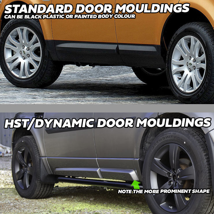 HST/Dynamic Lower Door Moulding 6pc Kit in Primer for Land Rover Freeelander 2