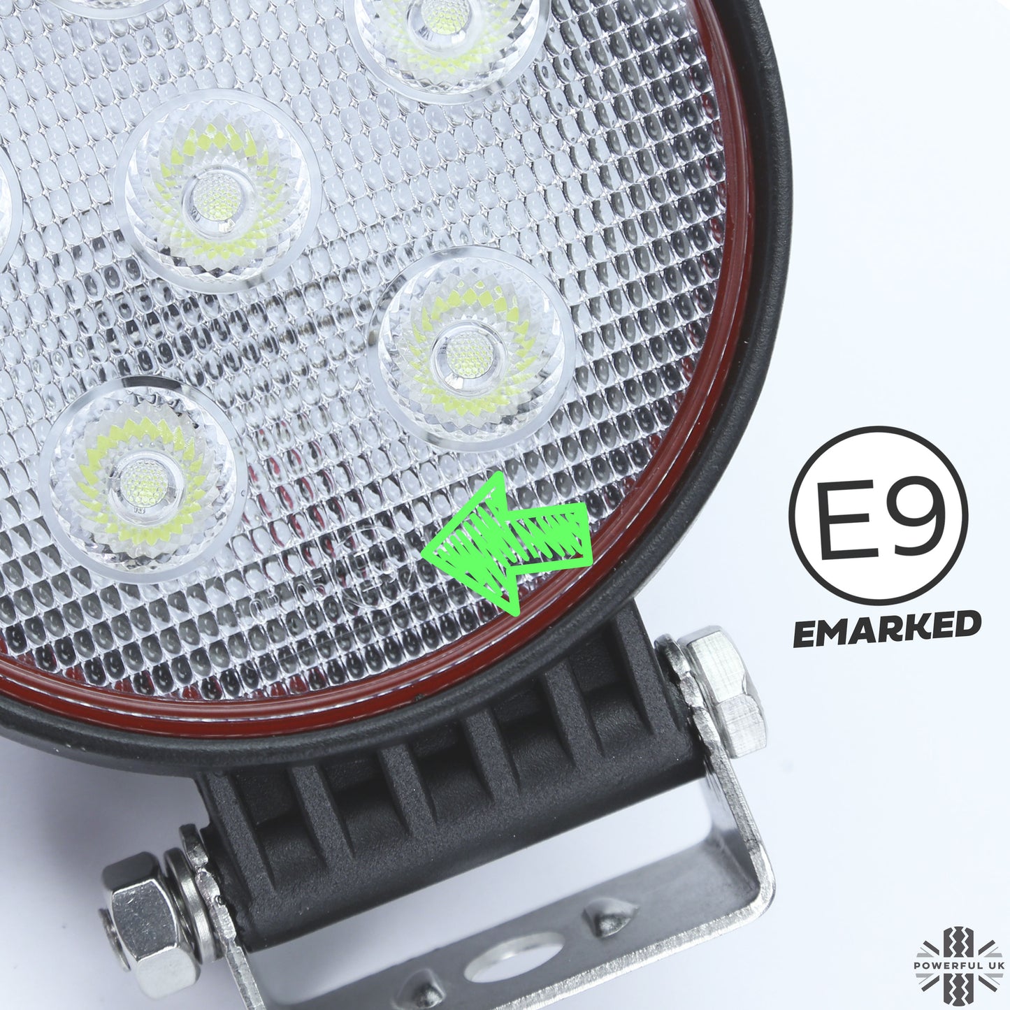 4.6" LED Round Work Light - 2pc