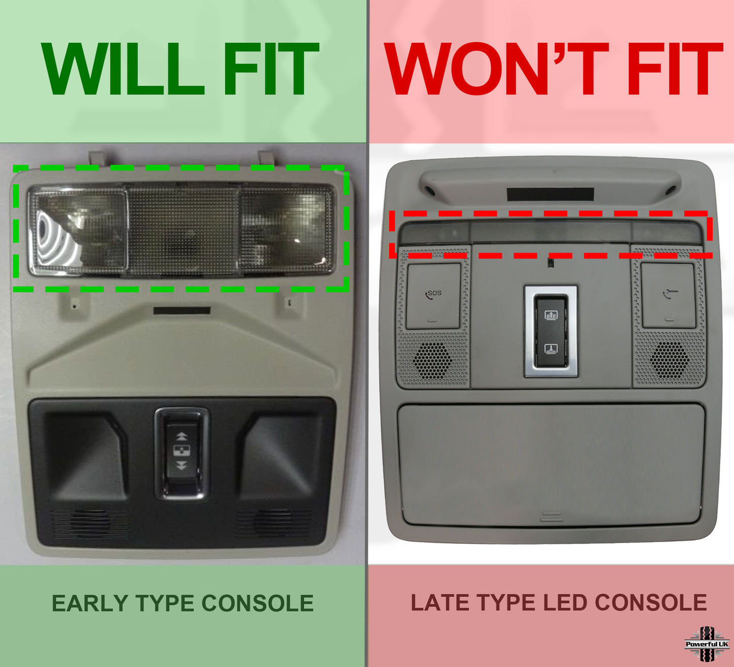 LED Interior Light Upgrade Kit - 6 pc - White - for Range Rover Evoque