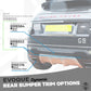 Rear Bumper Trim Kit 3pc for Range Rover Evoque L538 Dynamic - Silver