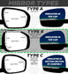 Genuine Mirror Covers - Top Half Caps for Range Rover L405  - Chrome