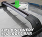 Roof Cross Bar Antenna Mount Kit for the Land Rover Discovery 3&4 - Kit A - Zinc Plated Steel Top