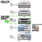Front Grille - Black Mesh & Chrome - for Toyota Hilux Mk7 Vigo Champ (2011-15)
