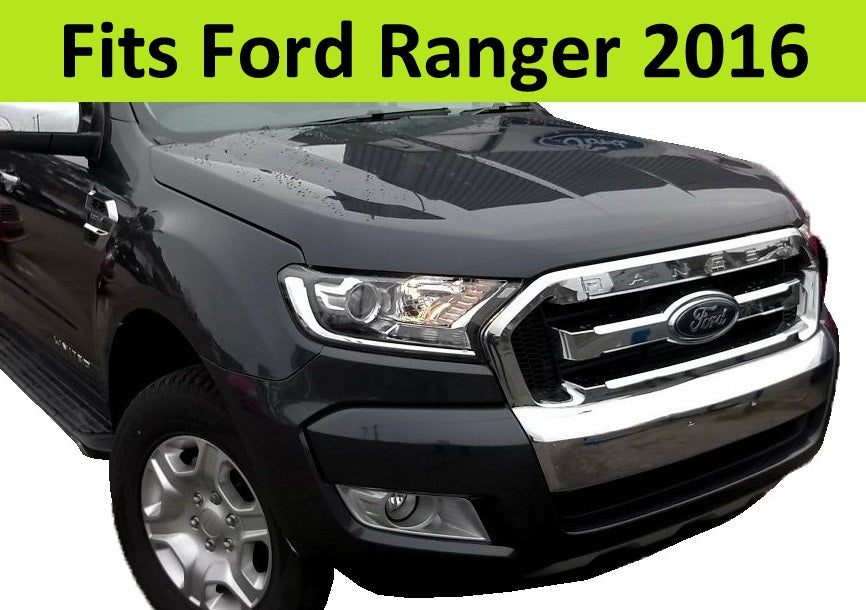 Headlight Surrounds - Satin Black - Type 1 - for Ford Ranger 2016+