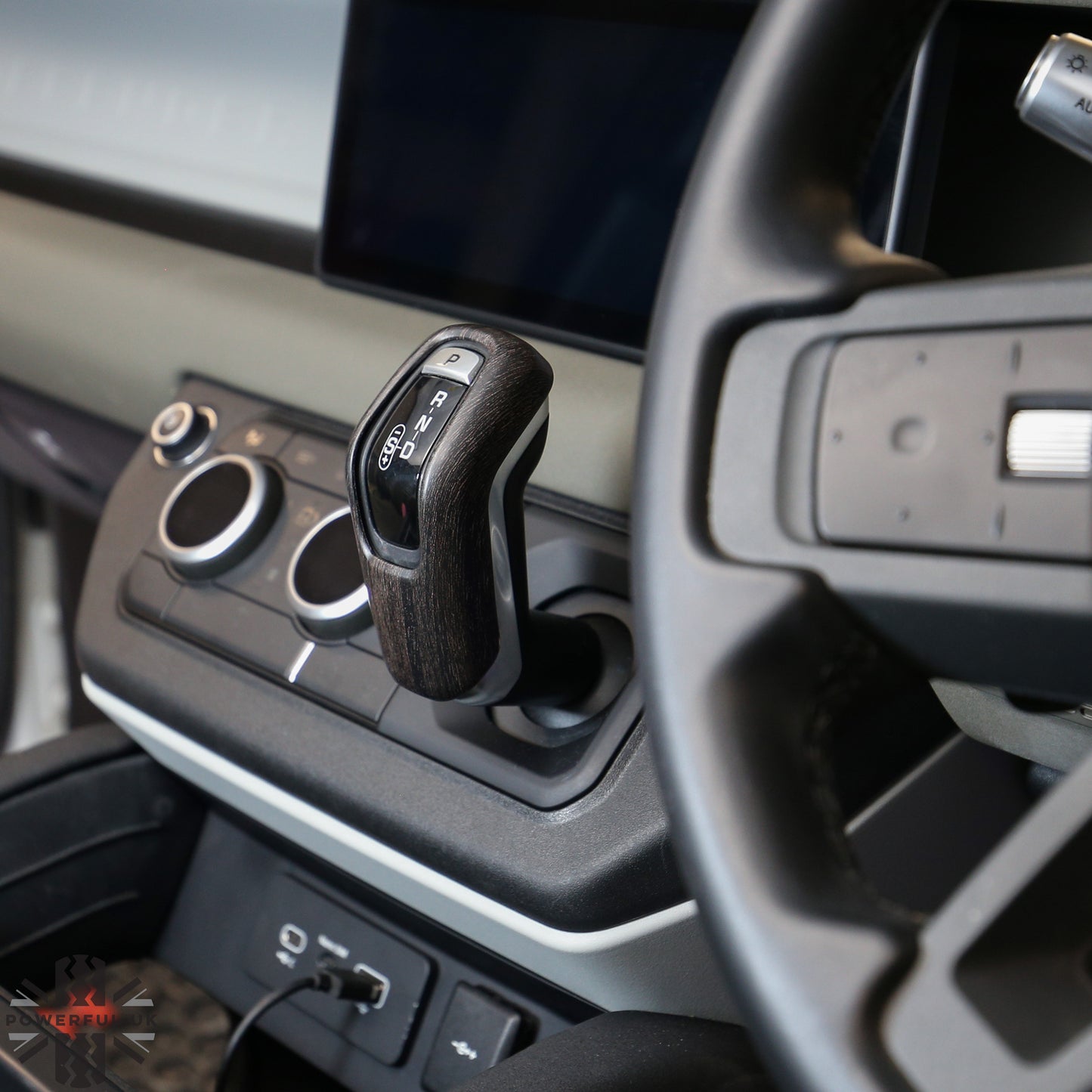 Interior Gear Selector Trim - Oak Wood Effect - for Land Rover Defender L663