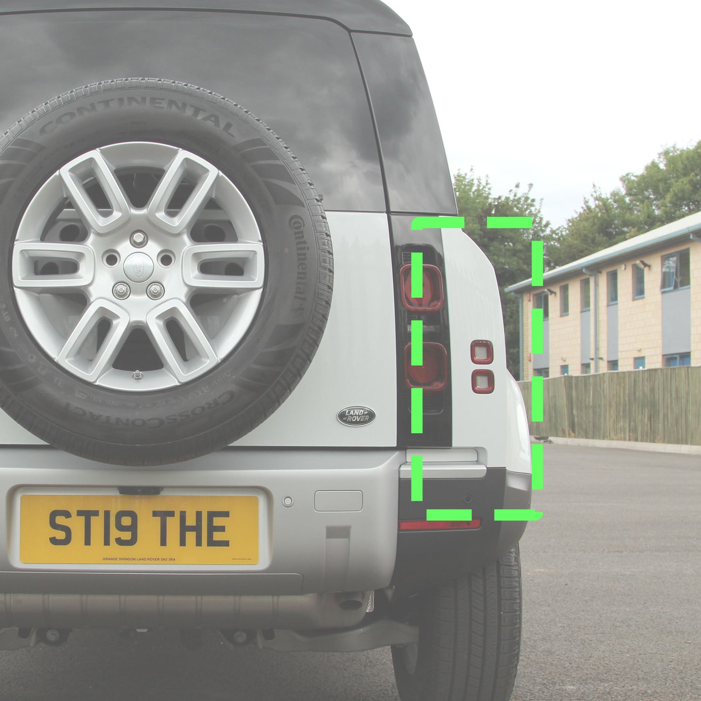 Genuine Rear Corner Panel - Primer - for Land Rover Defender L663 - RIGHT