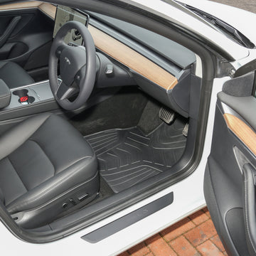 Rubber Floor Mat Set - RHD - for Tesla Model 3 – Powerful UK