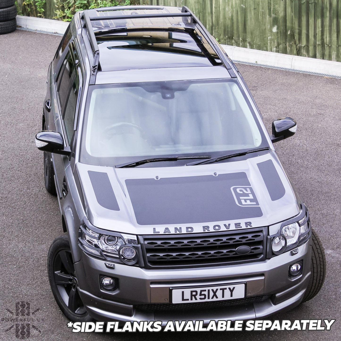 Bonnet Decal Set - Single Insert for Land Rover Freelander 2