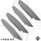 Air Conditioning End Vent Slat Trims (4 pc) - Silver - for Land Rover Freelander 2