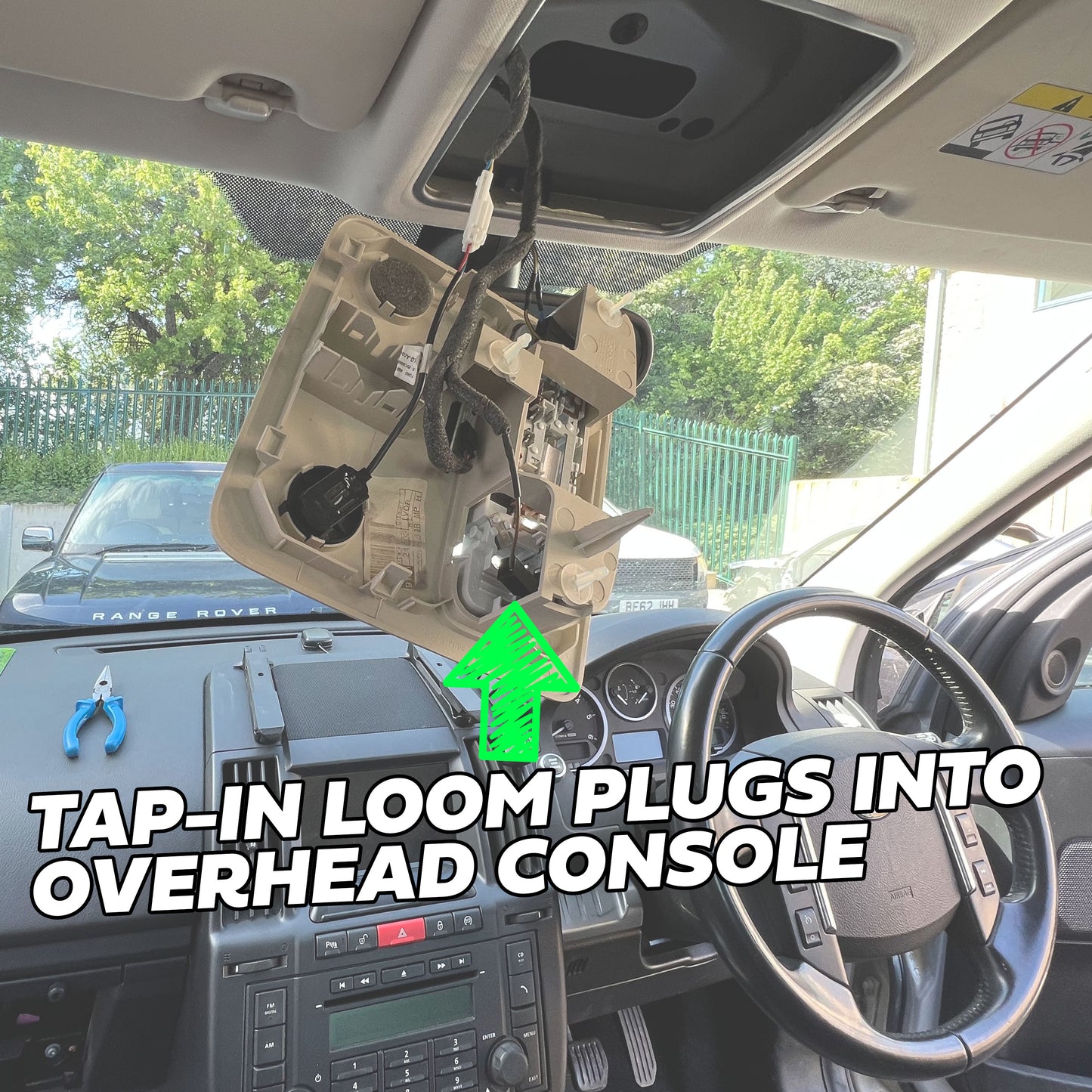 Overhead Console 'Dashcam' Power Tap-in Loom for Ford Fiesta MK5 / MK6 / MK7
