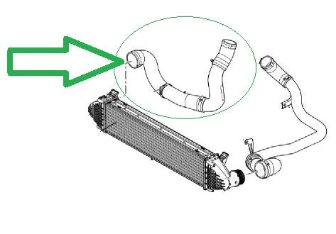 Intercooler Pipe to Intake Manifold for Land Rover Freelander 2 Diesel