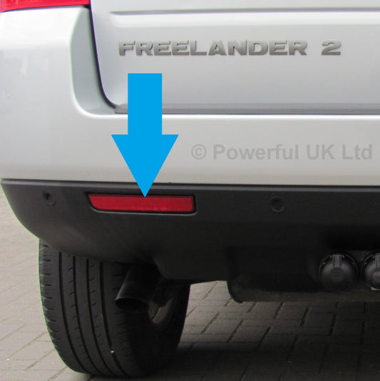 Rear Bumper Reflector for Land Rover Freelander 2 - Genuine - LEFT LH