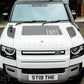 Bonnet Decal '90/110/130' - Genuine (shorter) for Land Rover Defender L663