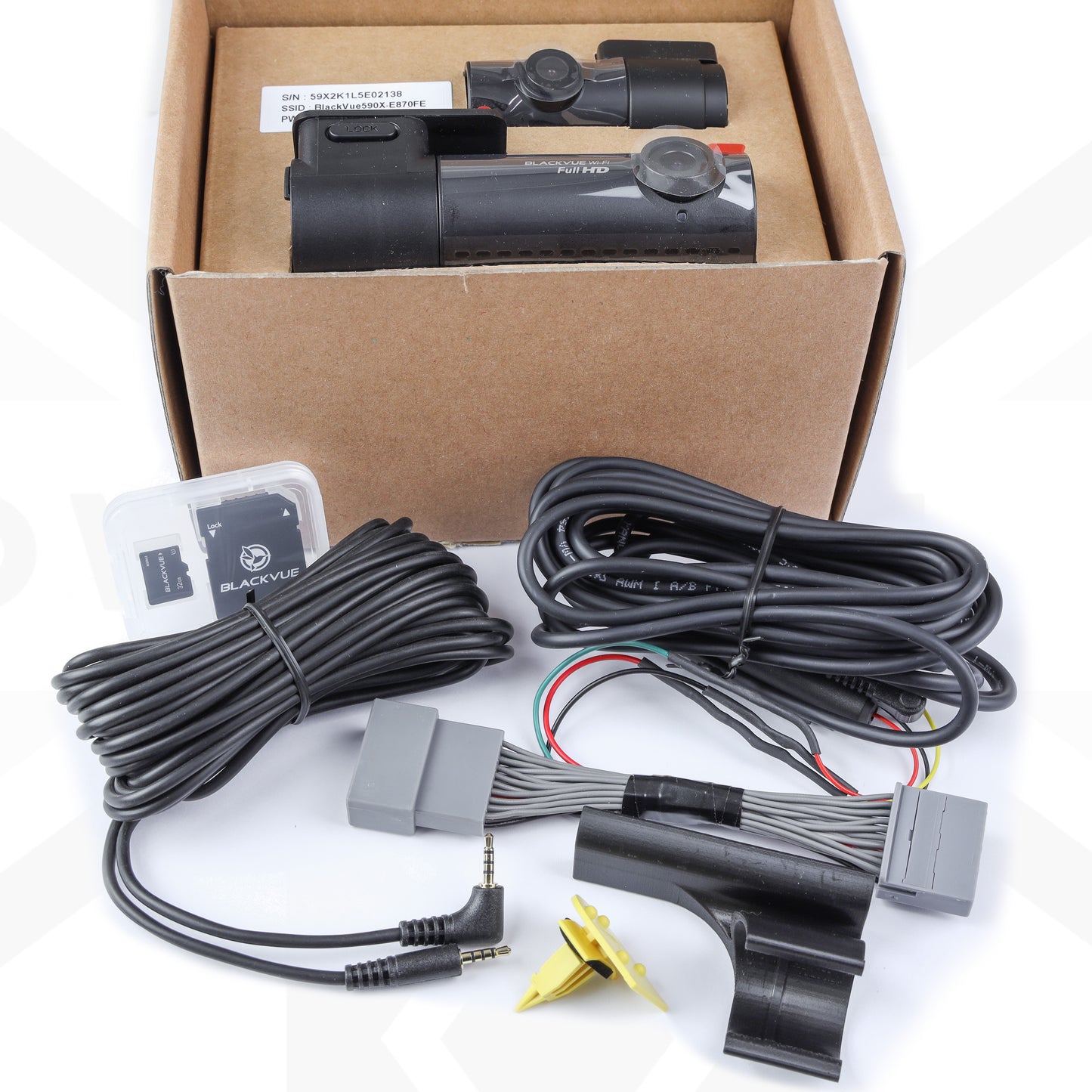 BlackVue Dash Cam Kit & Plug+Play Loom for Land Rover Defender L663