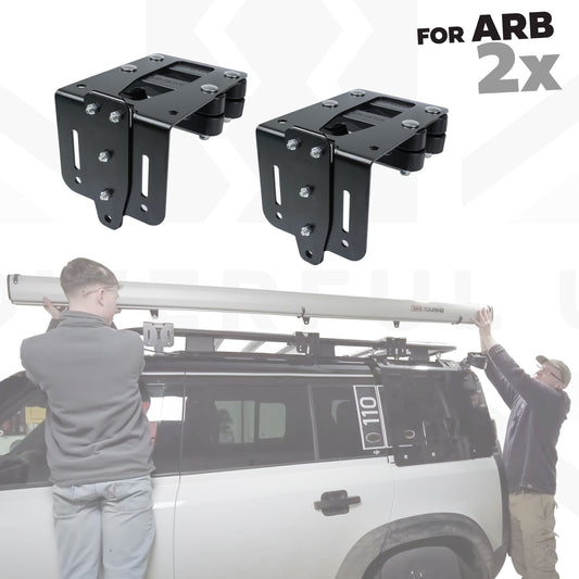 2pc Awning Quick Release Mount Kit for Land Rover Defender L663 - for ARB