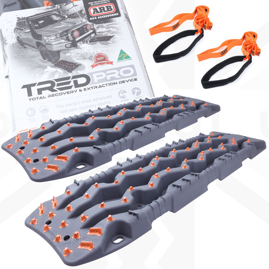 ARB x TRED PRO Recovery Boards in Grey & Orange - Twin Pack