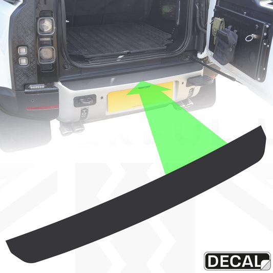Rear Bumper Protection Decal for Land Rover Defender L663 - no emblem