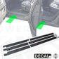 Outer Sill Step Cover Decal Set for Land Rover Discovery Sport