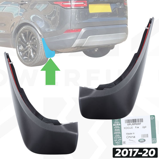 Genuine REAR Mudflaps for Land Rover Discovery 5 pre-facelift 2017-20