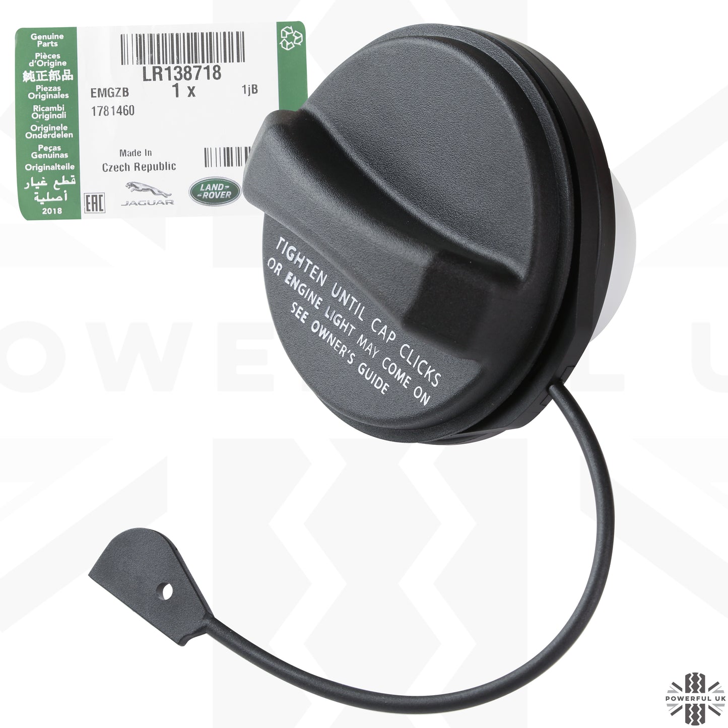 Replacement Fuel Filler Cap  for Range Rover L405 - Genuine - Petrol (Vented Type)