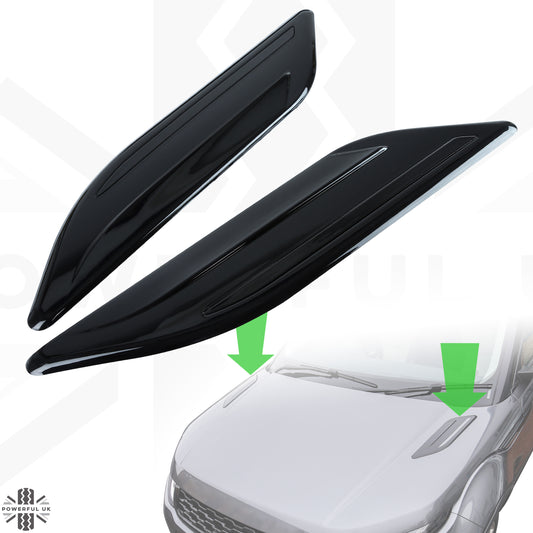 Dummy Bonnet Vents 'All Gloss Black' for Land Rover Discovery Sport