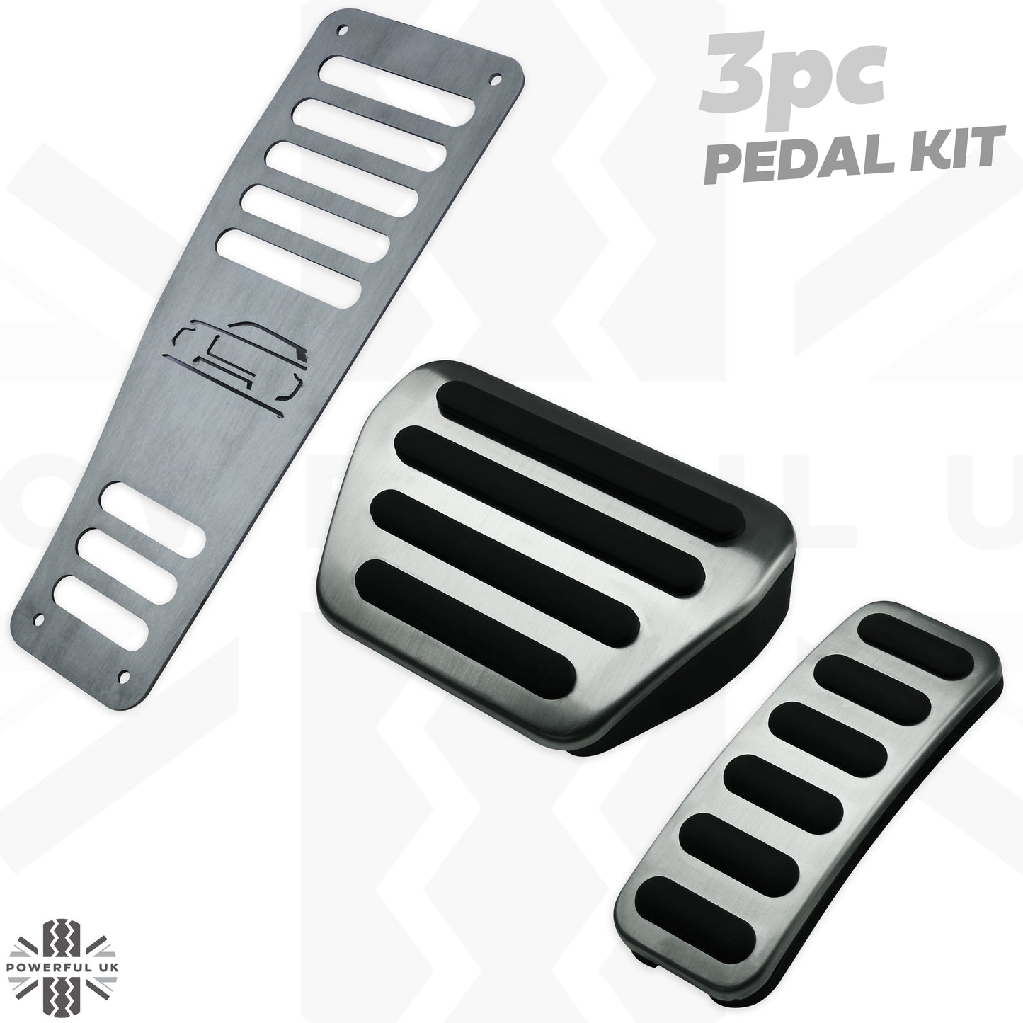3pc Sports foot pedal+footrest kit for Range Rover L405