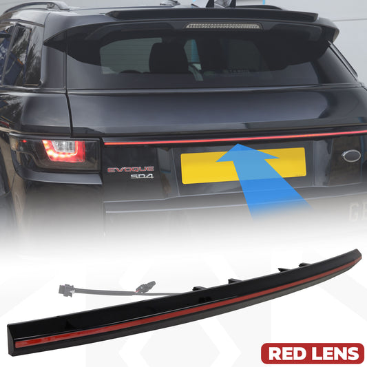 Rear Tailgate LED Lightbar for Range Rover Evoque (2011-18) - RED Lens