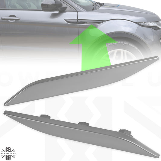 Side Vent Inserts - Silver for Range Rover Evoque